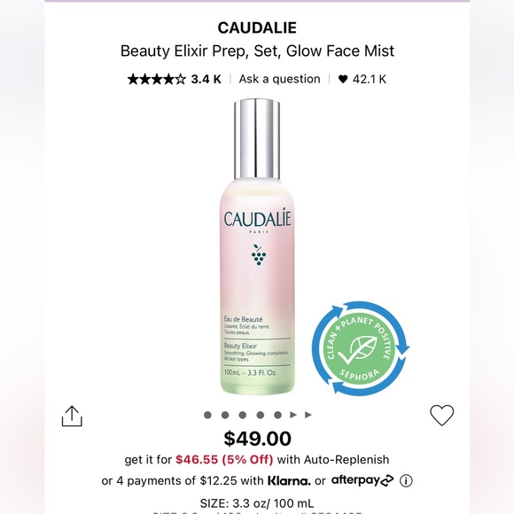 Caudalie Skincare Caudalie Beauty Elixir Mist Poshmark